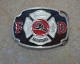 Firefighter Belt Buckle (Painted)