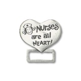 Nurses are all heart badge holder