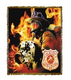 Firefighter Dalmation Coverlet