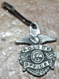 Police Officer Zipper Pull